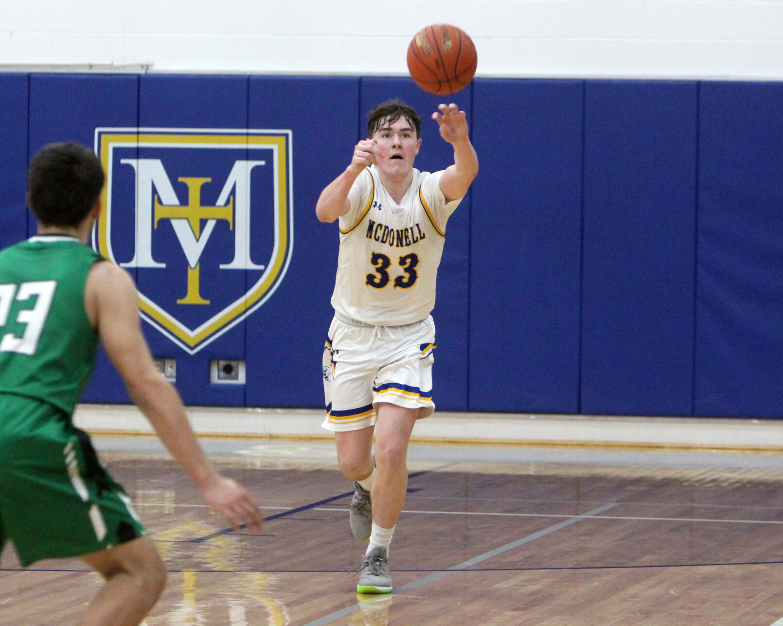 Prairie Farm at McDonell boys basketball 3-1-22